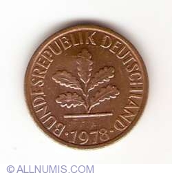 Image #2 of 1 Pfennig 1978 D