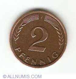 2 Pfennig 1960 J