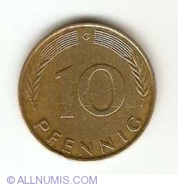 Image #1 of 10 Pfennig 1972 G