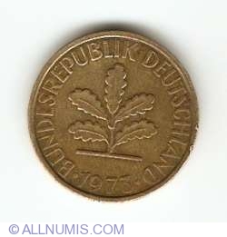 Image #2 of 5 Pfennig 1973 J