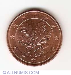 Image #2 of 5 Euro Cent 2008 A