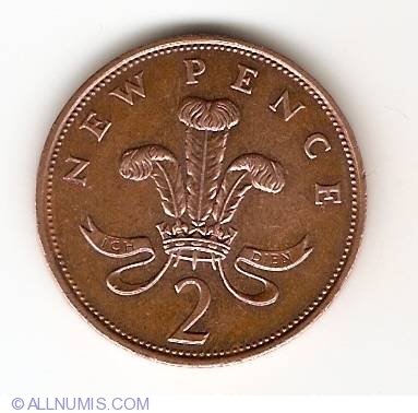 1981 UK 2 Pence Coin
