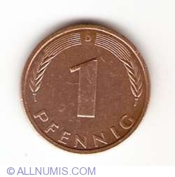 1 Pfennig 1996 D