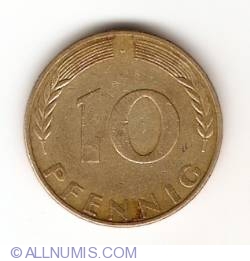 Image #1 of 10 Pfennig 1969 J