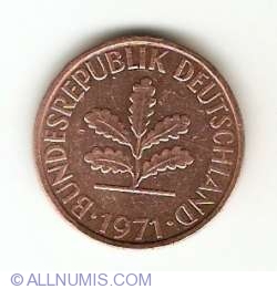Image #2 of 2 Pfennig 1971 G