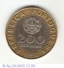 Image #1 of 200 Escudos 1992
