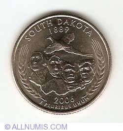Image #1 of State Quarter 2006 P - South Dakota