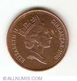 Image #2 of 2 Pence 1990 AB
