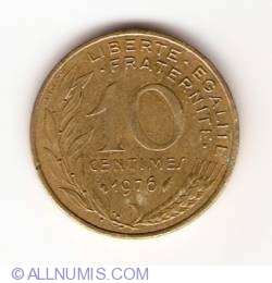 Image #1 of 10 Centimes 1976
