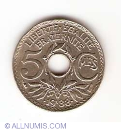 Image #1 of 5 Centimes 1938