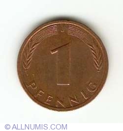 1 Pfennig 1981 J
