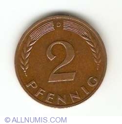 2 Pfennig 1965 D