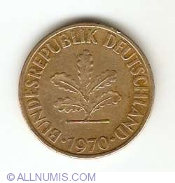 Image #2 of 10 Pfennig 1970 D