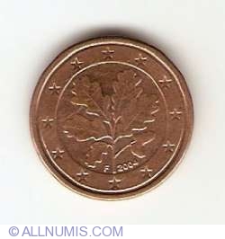 Image #2 of 1 Euro Cent 2004 F