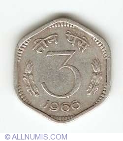Image #1 of 3 Paise 1966 (C)