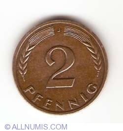 Image #1 of 2 Pfennig 1966 J
