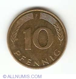 Image #1 of 10 Pfennig 1993 F