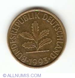 Image #2 of 10 Pfennig 1993 F