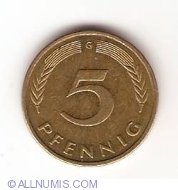 Image #1 of 5 Pfennig 1995 G