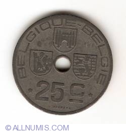 25 Centimes 1943 (Belgique-Belgie)