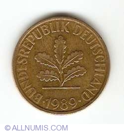 Image #2 of 10 Pfennig 1989 G