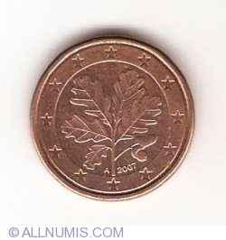 Image #2 of 1 Euro Cent 2007 A