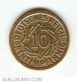 10 Rentenpfennig 1924 E