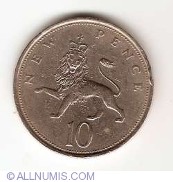 10 New Pence 1974