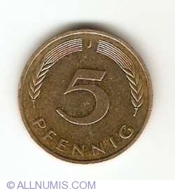 Image #1 of 5 Pfennig 1983 J