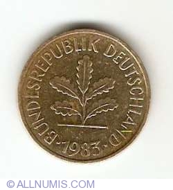 5 Pfennig 1983 J