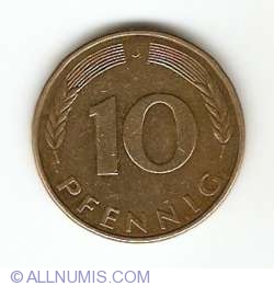 10 Pfennig 1982 J