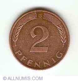 2 Pfennig 1990 G
