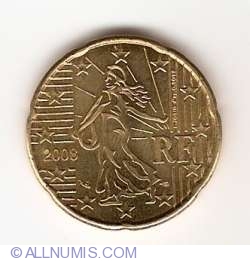 Image #2 of 20 Euro Cenţi 2008