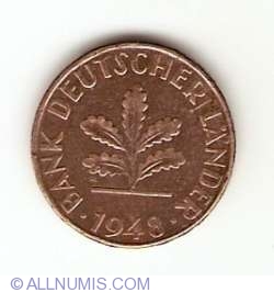 Image #2 of 1 Pfennig 1948 G