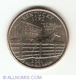 Image #1 of State Quarter 2001 P - Kentucky