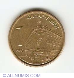 Image #1 of 1 Dinar 2008 - nemagnetica