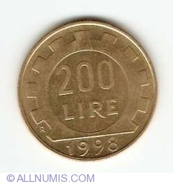 Image #1 of 200 Lire 1998
