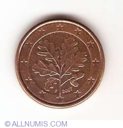 Image #2 of 1 Euro Cent 2007 F