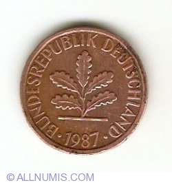 1 Pfennig 1987 D