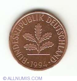 Image #2 of 2 Pfennig 1994 G