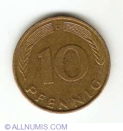 Image #1 of 10 Pfennig 1991 D