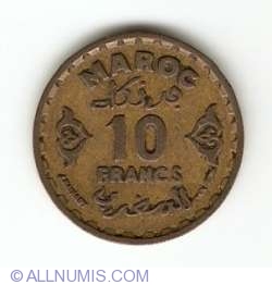 Image #1 of 10 Francs 1952 (AH 1371)