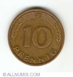 Image #1 of 10 Pfennig 1982 D