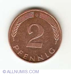 2 Pfennig 1992 G