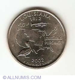 State Quarter 2002 P - Louisiana