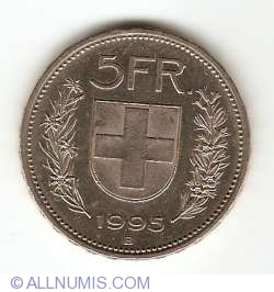 Image #1 of 5 Francs 1995