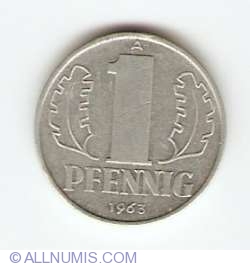 Image #1 of 1 Pfennig 1963 A