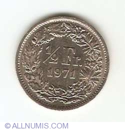 Image #1 of 1/2 Franc 1971
