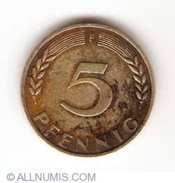 5 Pfennig 1971 F