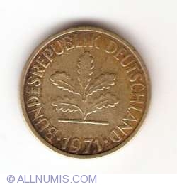 Image #2 of 5 Pfennig 1971 F